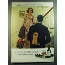 1969 Harveys Bristol Cream Sherry Ad - This Christmas, don't hide your feelings