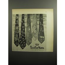 1951 Countess Mara Ties Advertisement