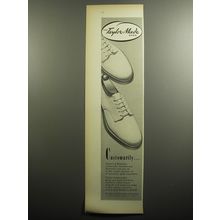 1951 Taylor-Made Shoes Ad - Customarily