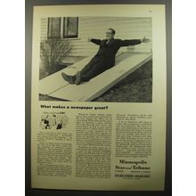 1952 Minneapolis Star and Tribune Newspaper Advertisement