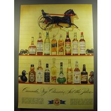 1952 Canada Dry Liqueurs Ad - Canada Dry Classics set the pace