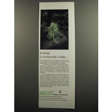 1972 Bartlett Tree Experts Ad - Ecology is everybody's baby