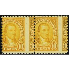562, MNH 10¢ Stunning Misperf Shift Pair Error Freak * Stuart Katz