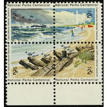 1451b, MNH 2¢ Black Color Omitted Block of Four Stamps PFC Cert - Stuart Katz