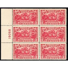 644, Mint NH 2¢ VF Plate Block of Six .. Stuart Katz