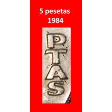 GOLDEN FLEECE (1982-1989): SPAIN★5 PESETAS 1984 MINT LUSTRE★LOW START★NO RESERVE