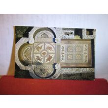 ORPHEUS MOSAIC, A.D. 360 LITTLECOTE ROMAN VILLA, WILTSHIRE. unused postcard =