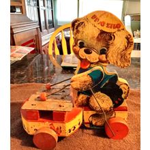 Old Vintage Original Fisher Price Fido Zilo # 707 9 3/4" Tall 1955
