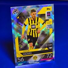 Topps Match Attax 22/23 "THORGAN HAZARD" #220 Borussia Dortmund Blue Crystal