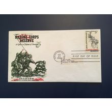 ICOLLECTZONE US 1315 Color Marine Corp First Day Cover (E100)