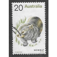 AUS 1974 20c 'WOMBAT' FINE USED (EBID52-070)