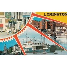 Sealink Ferry at Lymington Postcard