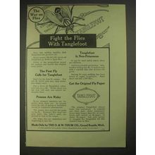 1913 Tanglefoot Fly Paper Ad - Fight The Flies