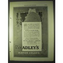 1922 Bradley's Water Colors Ad