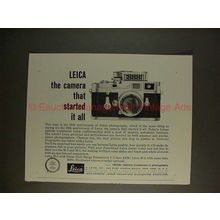 1960 Leica Camera Ad - The Camera That Started it All!