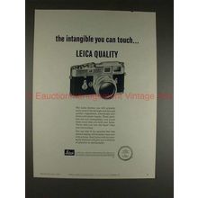 1960 Leica Camera Ad - The Intangible You Can Touch!!