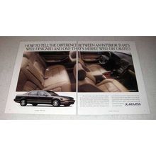 1992 Acura Legend Sedan LS Car Ad - Well-Decorated