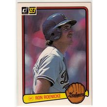 1983 Donruss baseball card 327 Ron Roenicke