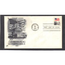 FDC Art Craft 1895 20c Flag (Cachet-U/A) CV00202