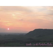 Sunset on Settle Yorkshire Dales Postcard