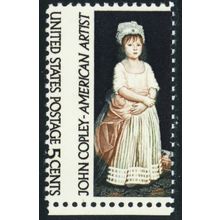 1273, Perf Shift Freaky Error Mint NH 5¢ John Copley * Stuart Katz