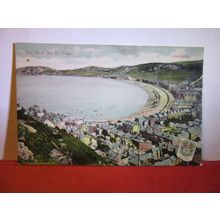 LLANDUDNO BAY from GREAT ORME, WALES unused antique postcard Milton series =