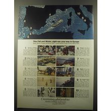1959 American Export Lines Cruise Ad - This Fall and Winter, sight-see your way