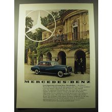 1960 Mercedes-Benz Cars Ad - Great Engineering in Evening Dress