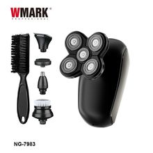 5in1 Electric Razor Wet Dry Head Shaver 5 Head for Bald Men Trimmer Grooming Kit
