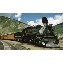 Old Trains 16 Steam Locomotive - Durango and Silverton - Narrow Gauge Railroad P
