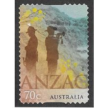 AUS 2015 70c (S/A) 'ANZAC' FINE USED (EBID64-207)