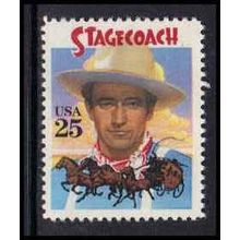 2448 25c Stagecoach Fine MNH W5605