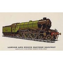 London & North Eastern Railway Class 4472 Flying Scotsman A1 Train Postcard