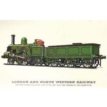 London & North Western Lady Of The Lake Train Postcard