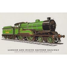 London & North Eastern Railway Class D11 Butler Henderson 5506 Train Postcard