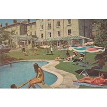 The Limes Hotel Warren Lane Stanmore Middlesex Restaurant Kitchens Postcard