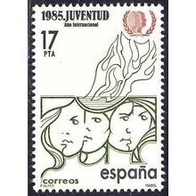 España. 1985. Mi # 2669. International Youth Year
