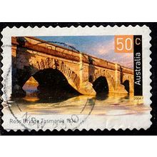 Australia 2004 Bridge Lockyer Creek Bridge 50c Used P&S Stamp