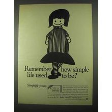 1967 Kotex Tampons Ad - Remember How Simple?