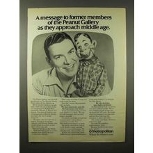 1975 Metropolitan Life Insurance Ad - Howdy Doody
