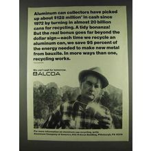 1978 Alcoa Aluminum Ad - Collectors Picked Up Cash