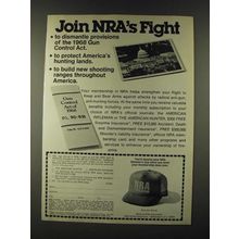 1979 NRA National Rifle Association Ad - Join NRA's Fight to dismantle