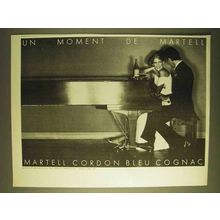 1979 Martell Cordon Bleu Cognac Ad - Un Moment
