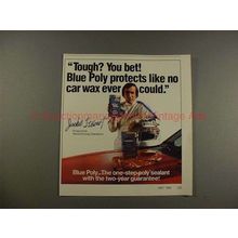 1982 Blue Poly Protectant ad w/ Jackie Stewart, Tough!