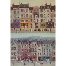 Delacroix Au Gant D'Or La Noce 2x Painting Postcard s