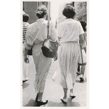 New York Shopping In Stripes Fashion USA Award Photo Postcard