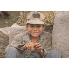 Nicuragua American Child Coffee Picker Farming Crafts Postcard