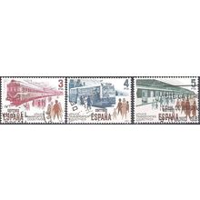 Espana 1980 Michel 2452 - 2454 O Cote (2008) 0.60 Euro Transports publiques