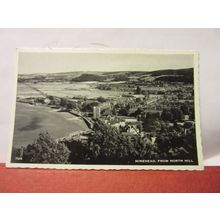 MINEHEAD FROM NORTH HILL, SOMERSET used postcard 1962 pm =