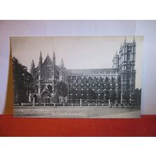 NORTH SIDE, WESTMINSTER ABBEY, London. unused vintage postcard by valentine #